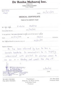how to forge a doctor's note