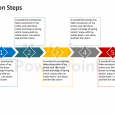 day action plans arrow steps diagram powerpoint presentation