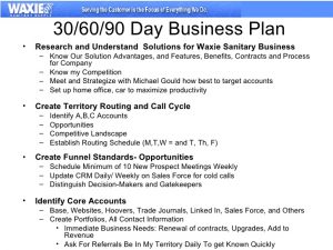 day sales plan template business plan