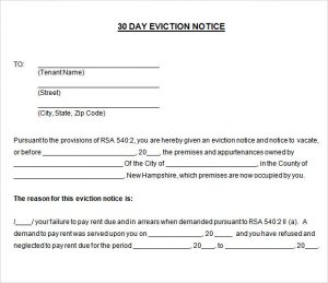day eviction notice template day eviction notice template