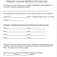 30 day notice tenant 30 day notice template