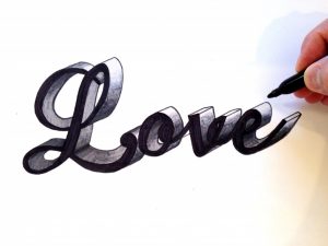 d graffiti letters how to draw love in d how to draw love in d stepstep drawing arts