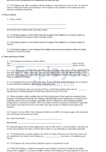 day probationary period template fixed term contract pg
