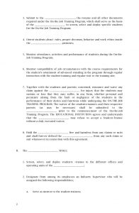 day probationary period template memorandum of agreement sample
