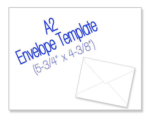 a2 envelope template