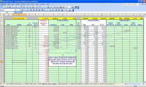 accounting journal template bookkeeping spreadsheet using microsoft excel
