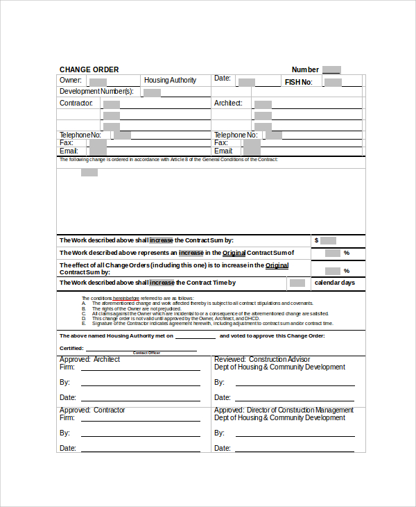 aia change order form