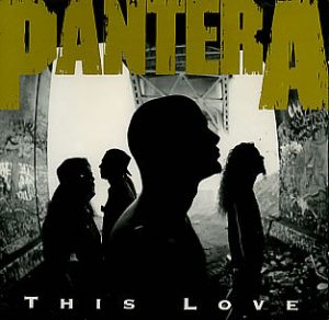 album cover template pantera this love single