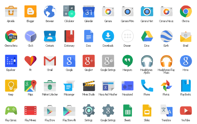 android app icons