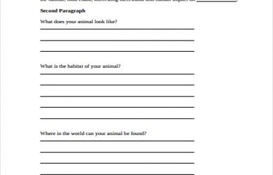 animal report template animal report template