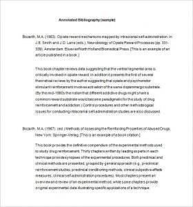 annotated bibliography template annotated bibliography template word