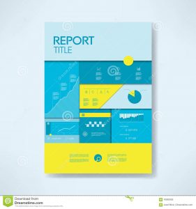 annual budget template annual report cover template business icons elements pie chart graphs infographics layout eps vector illustration