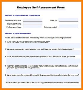 annual performance review employee self evaluation examples annual performance review employee self evaluation examples