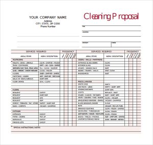 apartment checklist pdf window cleaning proposal template