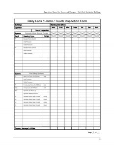apartment maintenance checklist template operations manual forownersandmanagersmultiunitresidentialbuildings