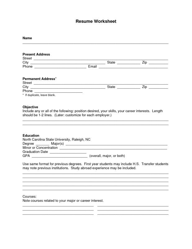application form templates