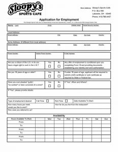 applications for employment templates employment application template