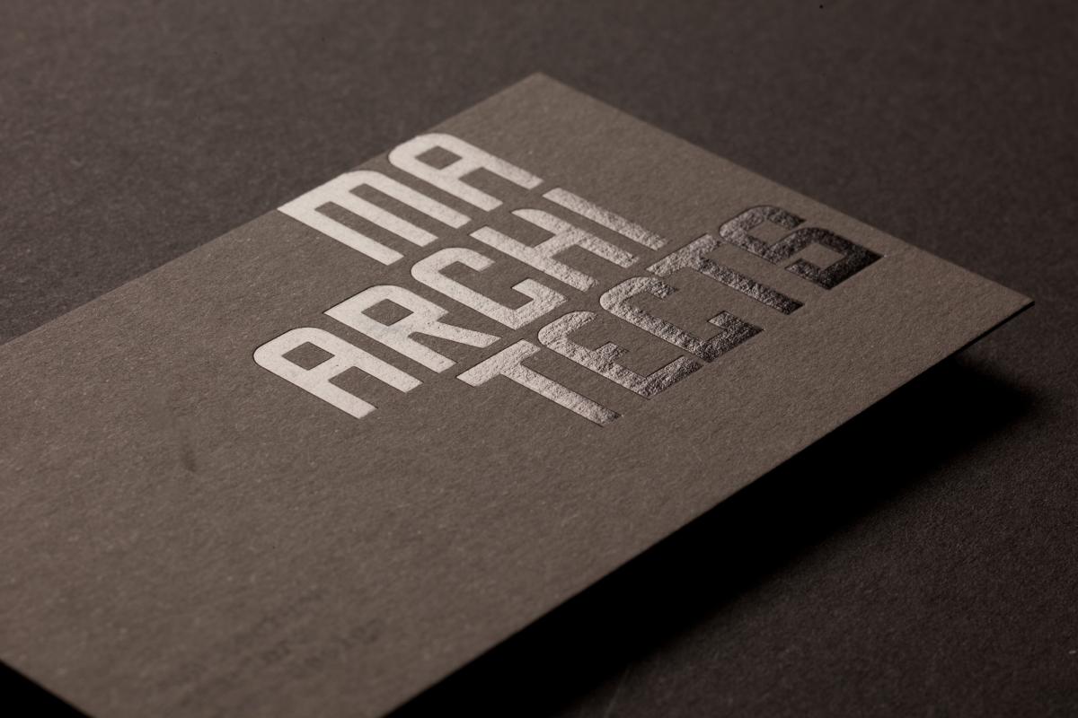 architect business card