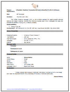 areas of expertise resume fresher resume sample (page )
