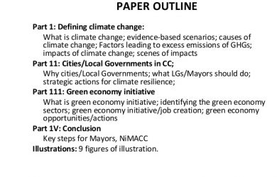 argumentative essay outline template green economy as a viable strategy for abating climate change effects in nigerian citiesefik paper