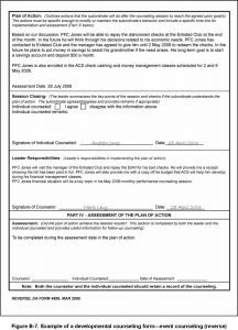 army initial counseling examples fm img