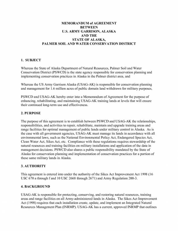 Army Memorandum For Record | Template Business