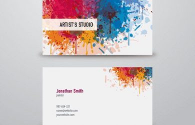 artist business cards 00b5a86cfe91e62c789d19a3acb812da free business card templates free business cards