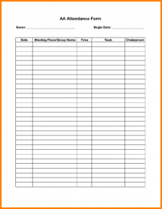 attendance sheet pdf aa sign in sheet