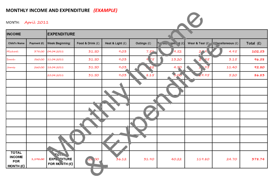 attendance sheet pdf