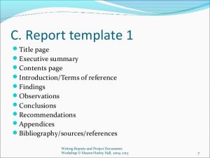 audit report sample writing reports and project documents