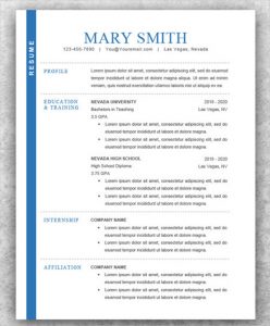 auto biography outline modern resume for college student