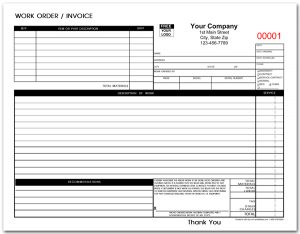 auto repair estimate template repair work order form