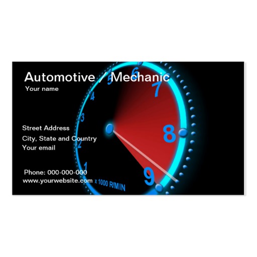 automotive business cards