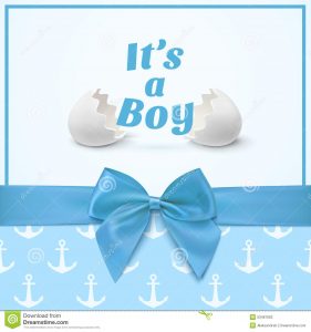 baby shower banner template template baby shower celebration its boy announcement card greeting card two egg shells blue ribbon bow