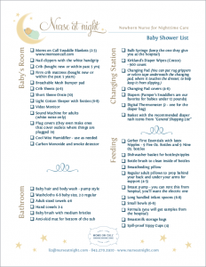 baby shower check list baby shower checklist