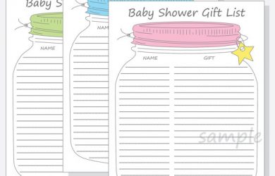 baby shower gift list il xn owsk