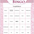 bachelorette itinerary template bridal bingo