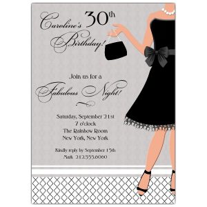 bachelorette party invitation template lbd z