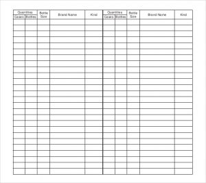 bar inventory spreadsheet alcohol beverages stock transfer inventory template pdf