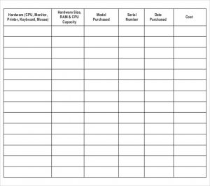 bar inventory spreadsheet computer inventory form download in pdf format