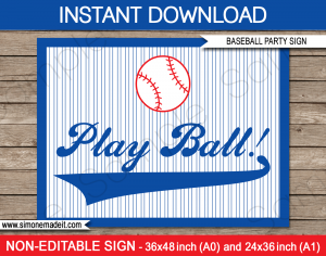 baseball ticket template baseball party sign play ball