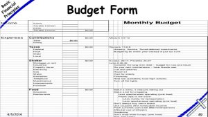 basic budget templates basic financial principles for the church