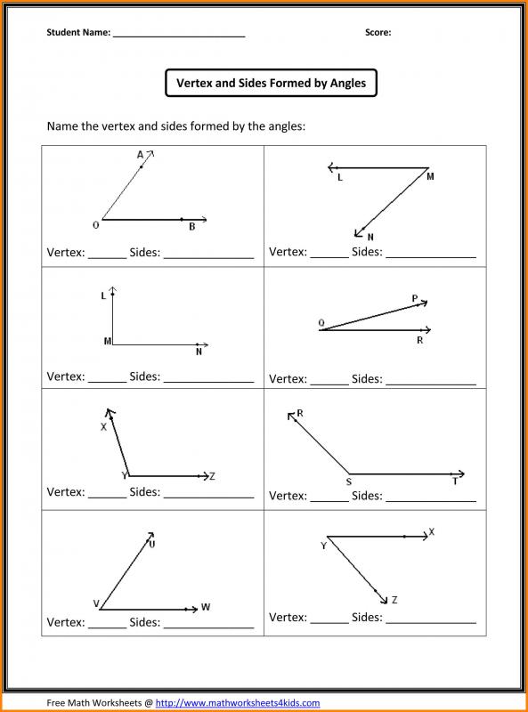basic geometry worksheets