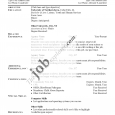 basic letter format application job sample performa resume sample