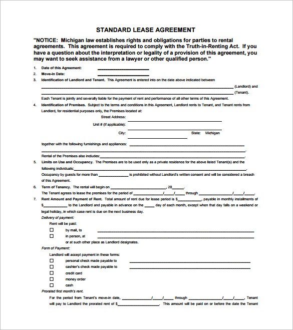 beat lease contract