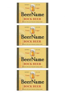 beer bottle label template beerb