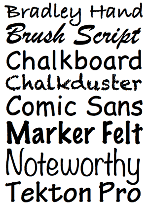best chalkboard fonts