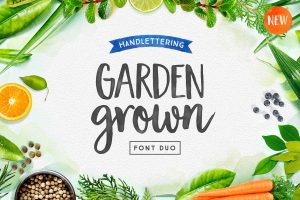 best newsletter templates garden grown spring font