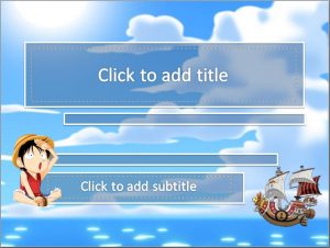 best ppt templates free download one piece luffy