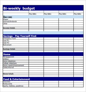 bi weekly budget bi weekly budget planner template paper new excel